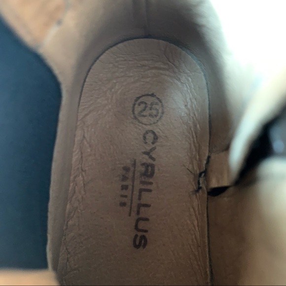 Cyrillus brown leather shoes size 8.5 - Picture 8 of 8